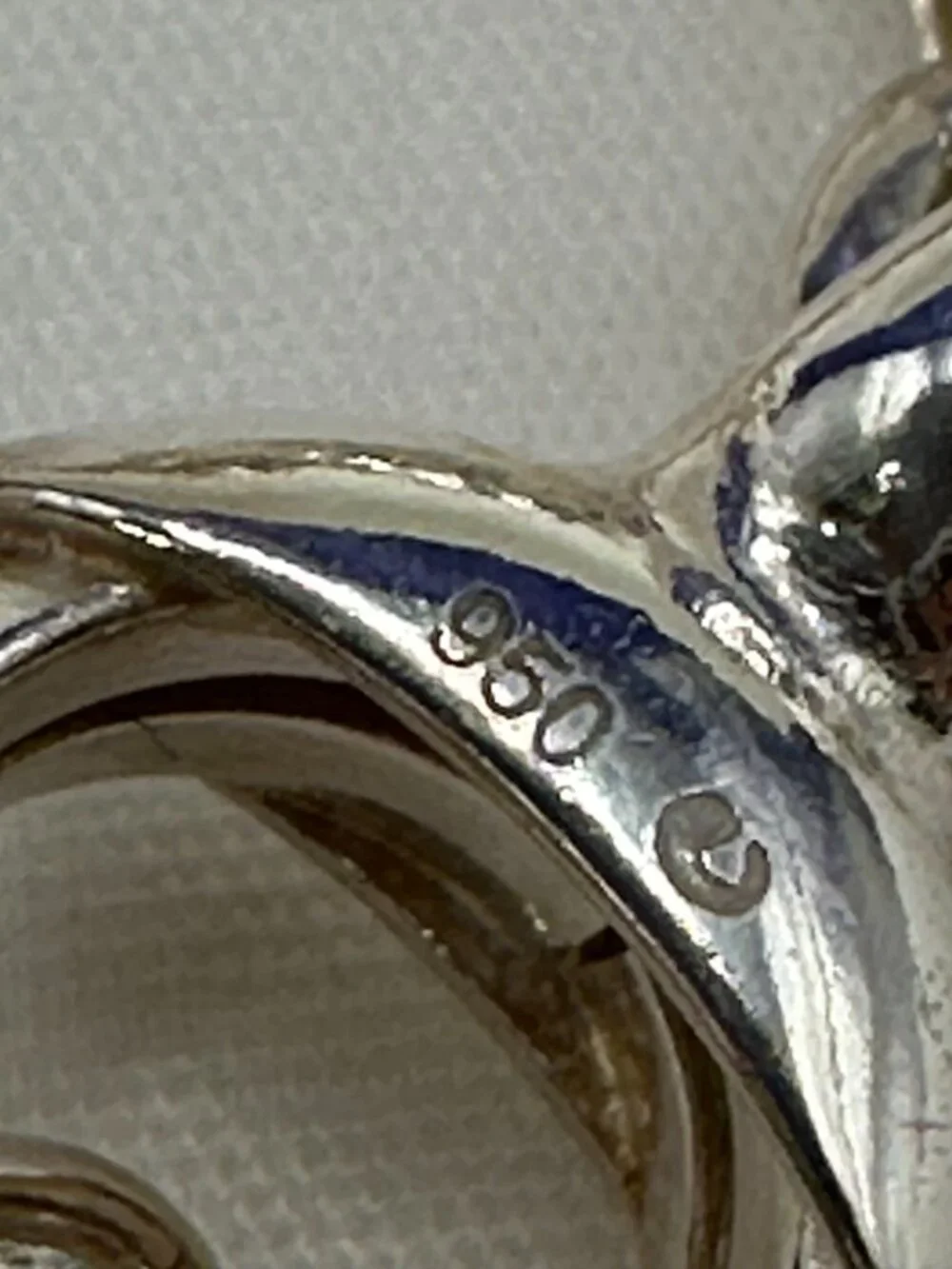 Milor Italy 950 Ultrafine Silver Open Link Bracelet - Picture 9 of 16